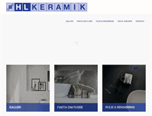 Tablet Screenshot of hl-keramik.dk